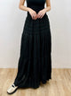 2403067 PG Tiered Lace Skirt - Black