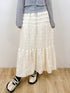 2403067 PG Tiered Lace Skirt - White
