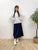 2309026 KR Words Circle Pullover - WHITE