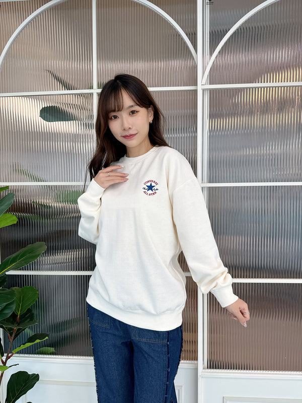 2510010 CONS EMB. All Star Logo Pullover - White