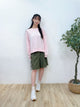 2309026 KR Words Circle Pullover - PINK