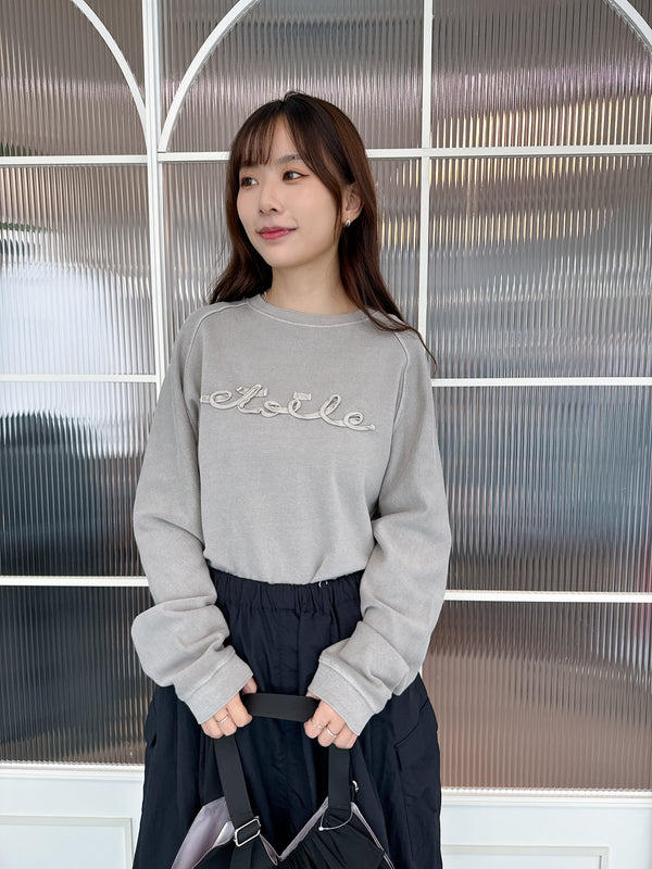 2509061 MMO Pigment Crew Neck Pullover - Greige