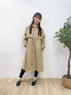 2309035 KR Adjustable Long Jacket - BEIGE