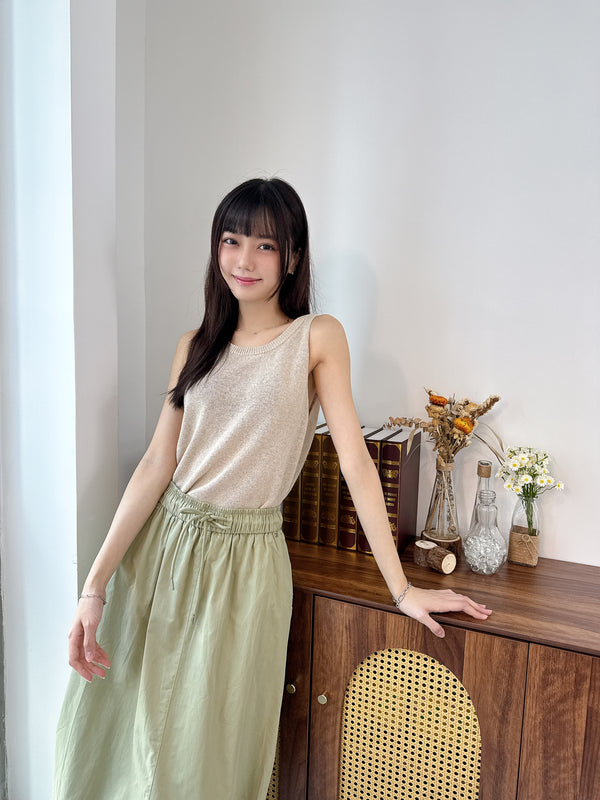 2506066 JF Linen Vest - Beige
