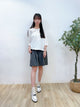 2309065 KR Cloud Collar Top  -WHITE
