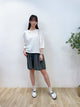 2309065 KR Cloud Collar Top  -WHITE