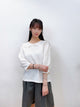 2309065 KR Cloud Collar Top  -WHITE