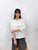 2309065 KR Cloud Collar Top  -WHITE