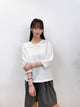 2309065 KR Cloud Collar Top  -WHITE