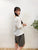 2309065 KR Cloud Collar Top  -WHITE