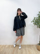 2309055 KR Double Bows Cotton Outer - BLACK