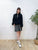 2309055 KR Double Bows Cotton Outer - BLACK