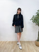2309055 KR Double Bows Cotton Outer - BLACK
