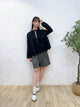 2309055 KR Double Bows Cotton Outer - BLACK