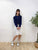 2309058 KR Dots Pattern Outer - NAVY