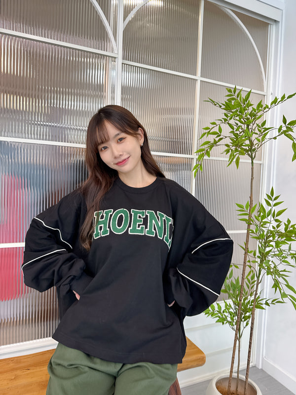 2510007 LUP EMB. Logo Pullover - Black