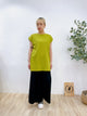 2305020 MMO French Sleeve Tunic Top - GREEN