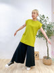 2305020 MMO French Sleeve Tunic Top - GREEN