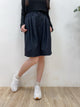 2309057 KR Pleats Shorts - BLACK