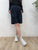 2309057 KR Pleats Shorts - BLACK