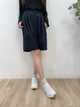 2309057 KR Pleats Shorts - BLACK
