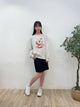 2309061 KR Girl & Animals Pullover - GREY