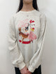 2309061 KR Girl & Animals Pullover - GREY