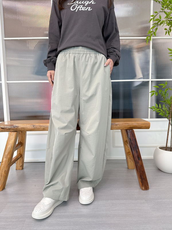 2510002 34 Wrinkle-resistant Stretch Curve Pants - Khaki
