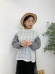 2401168 SM Lace Layer Shirt  - Grey