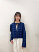 2309023 KR Denim Bows Outer - BLUE