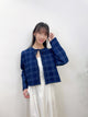 2309023 KR Denim Bows Outer - BLUE