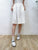 2309067 KR Pleats Cotton Skirt - WHITE