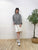 2309063 KR Double Pockets Check Shirt