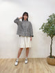 2309063 KR Double Pockets Check Shirt