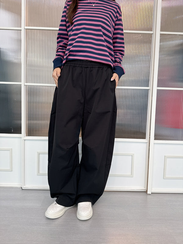 2510002 34 Wrinkle-resistant Stretch Curve Pants - Black