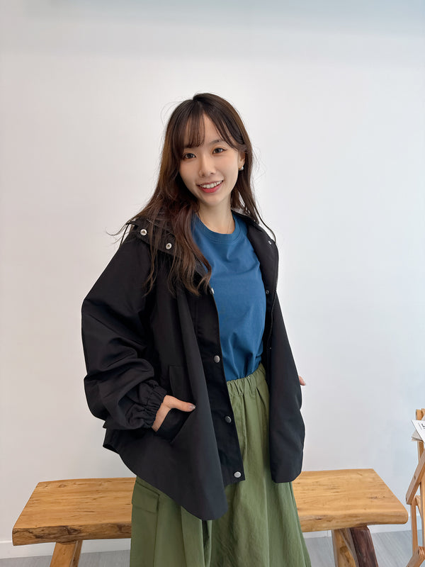 2509081 SY A-line Mountain Parka - Black