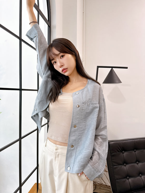 2505008 JF Sheer Jacket - Blue