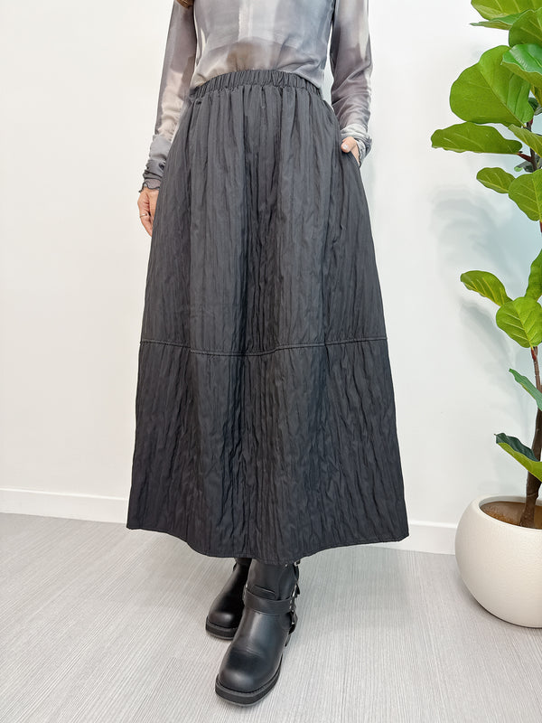 2510034 TU Wrinkle Pleated Skirt