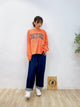 2310054 DIS Logo With Tiger Pullover -ORANGE