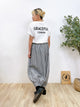 2306035 EA Back Words Print Tee - WHITE