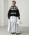 2312010 FO Nordic Pattern Knit Pullover - BLACK