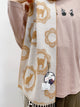 2310074 SO (MIJ) Cats Circle Pattern Stole