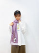 2310073 SO (MIJ) Cats Pattern Narrow Stole