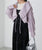 2312006 FO 2way Frill Cardigan - Purple