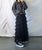2312008 ME Tulle Ruffle Volume Skirt - BLACK