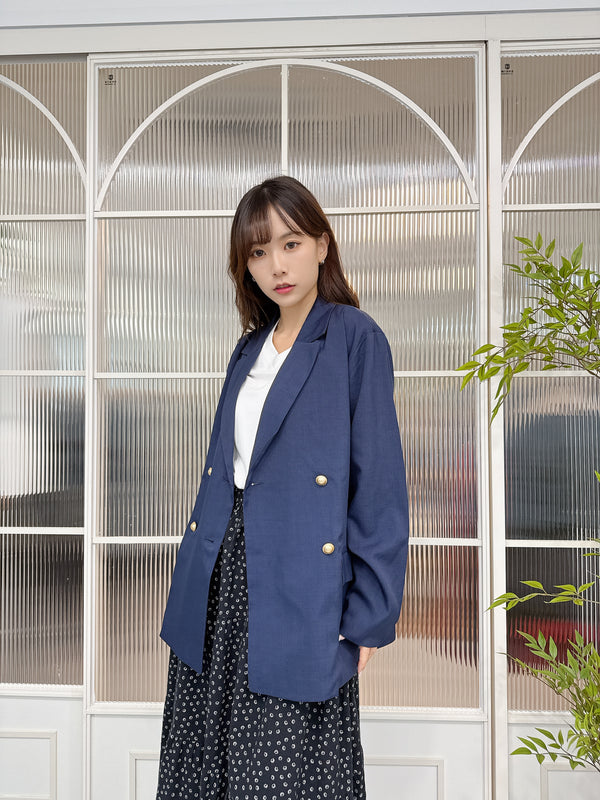 2510037 GY Stylish Tailored Jacket - Navy