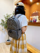 2306077 DP Nylon Quilting Backpack - GREY