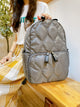 2306077 DP Nylon Quilting Backpack - GREY