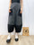 2310070 RR Lace Trim Pockets Pants - GREY