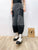 2310070 RR Lace Trim Pockets Pants - GREY